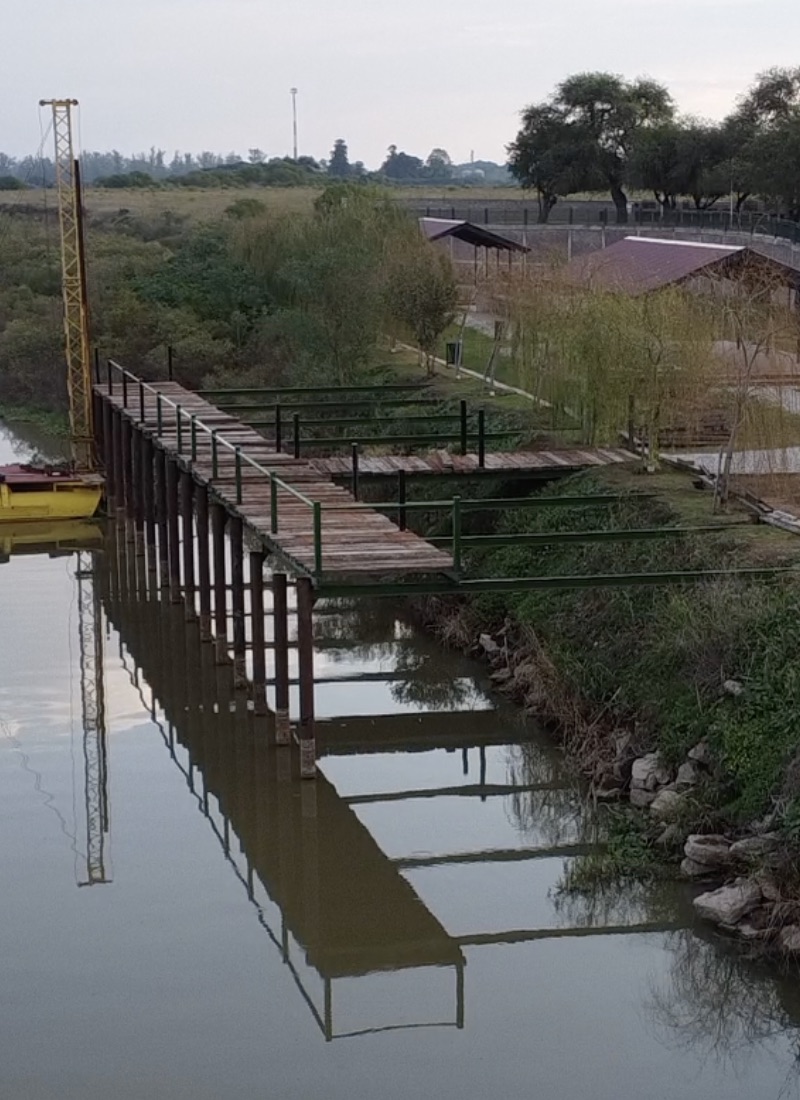 Finalizó la construcción de un muelle en Puerto Gaboto